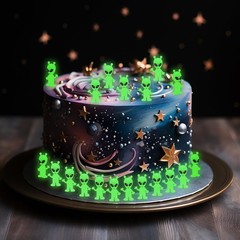 30 Pcs Mini Alien Figures Glow in the Dark, Small Luminous Little Tiny Alien Fig