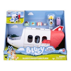 Bluey Adventure Plane Playset Includes Pilot Bluey Figure Airplane Toy Ages 3+