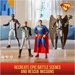 Superman, Green Lantern, Hawkgirl & Mr. Terrific 12-Inch Action Figure Set