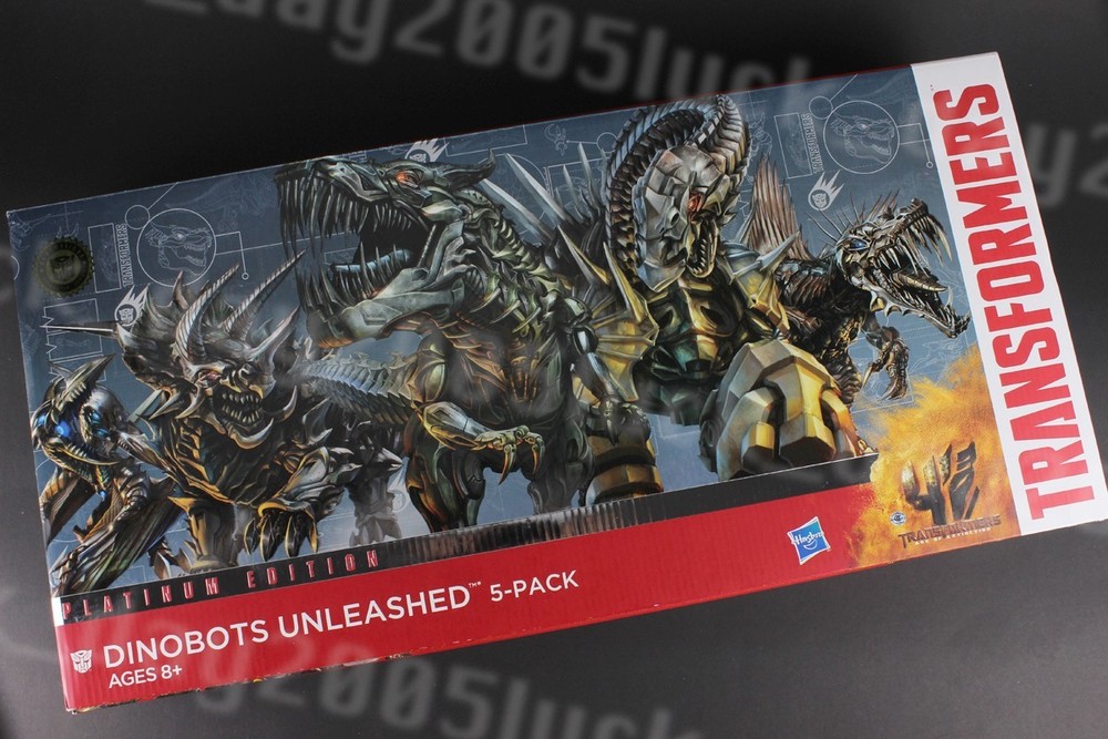 Hasbro TRANSFORMERS AOE Platinum Edition Dinobots Unleashed 5 Pack Figures Set