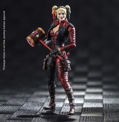 HIYA Toys Injustice 2 HARLEY QUINN 4” Action Figure DC Comics 1/18 MIB new RARE