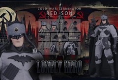 JMToys Batman Bruce Wayne Red Son 1/12 Soft Goods! Mcfarlane Mezco Mafex