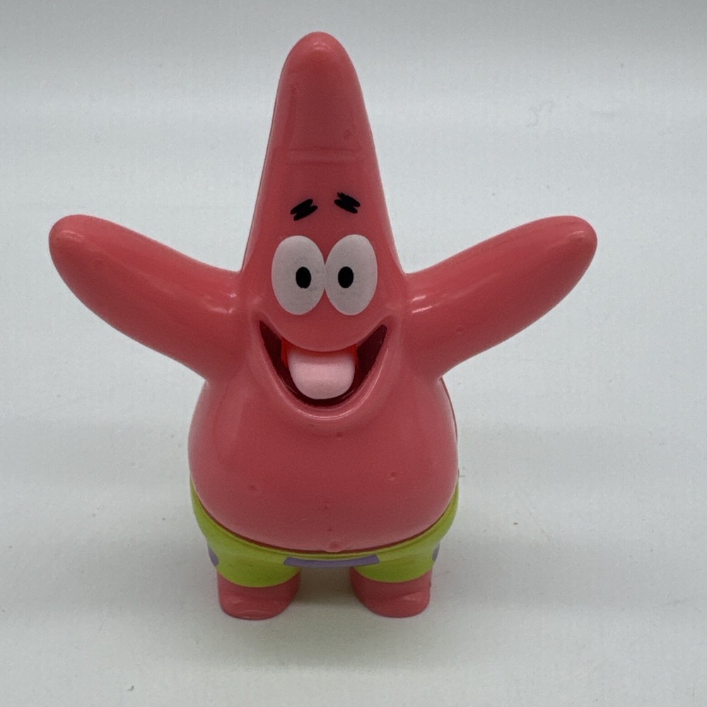 Spongebob Patrick Star Sonic Push Button Pop Out Tongue Figure 2014