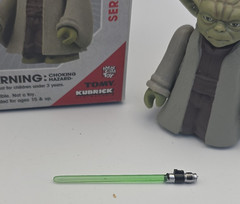 Takara Tomy Medicom Kubrick Star Wars S9 Yoda 60mm Toy Collectible Mint Open Box