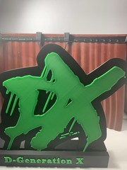 3D Printed D-Generation X (DX) Logo Display Stand WWE Wrestling Decor