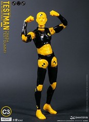 DPS10: DAMTOYS 1/12 scale Crash Test Dummy Testman C3 Action Figure