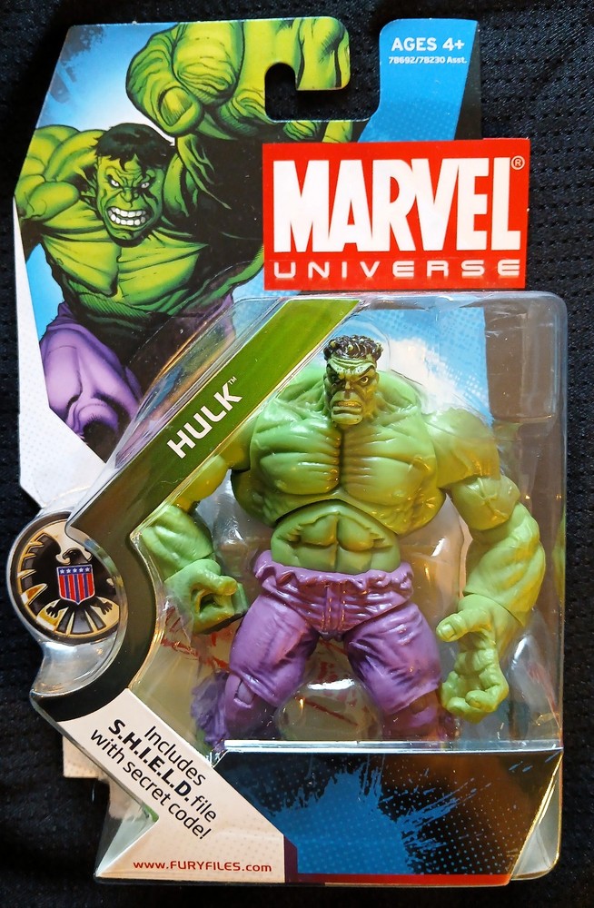 HULK Marvel Universe 1:18 2008 *BUY 3 $20 EACH FREE BONUS FIGURE* Hasbro