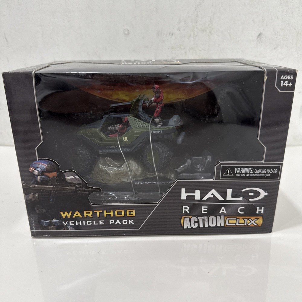 2010 NECA WizKids Halo Reach Action Clix Warthog Vehicle Pack New/Sealed NOS