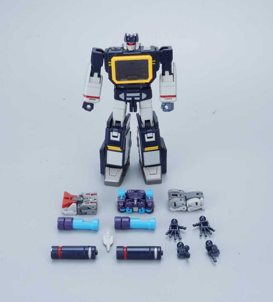 Transformation SD01 SD-01 K.0 Newage H21 Soundwave 10cm With Tape Toy Figure