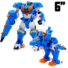 Miniforce Super Dino Power Tyra Volt 6″ Transform T-Rex Robot Figure Toy In Box