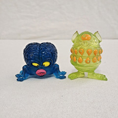 Kenner 1987 The Real Ghostbusters Mini Goopers – Stomach Stuff and Brain Matter
