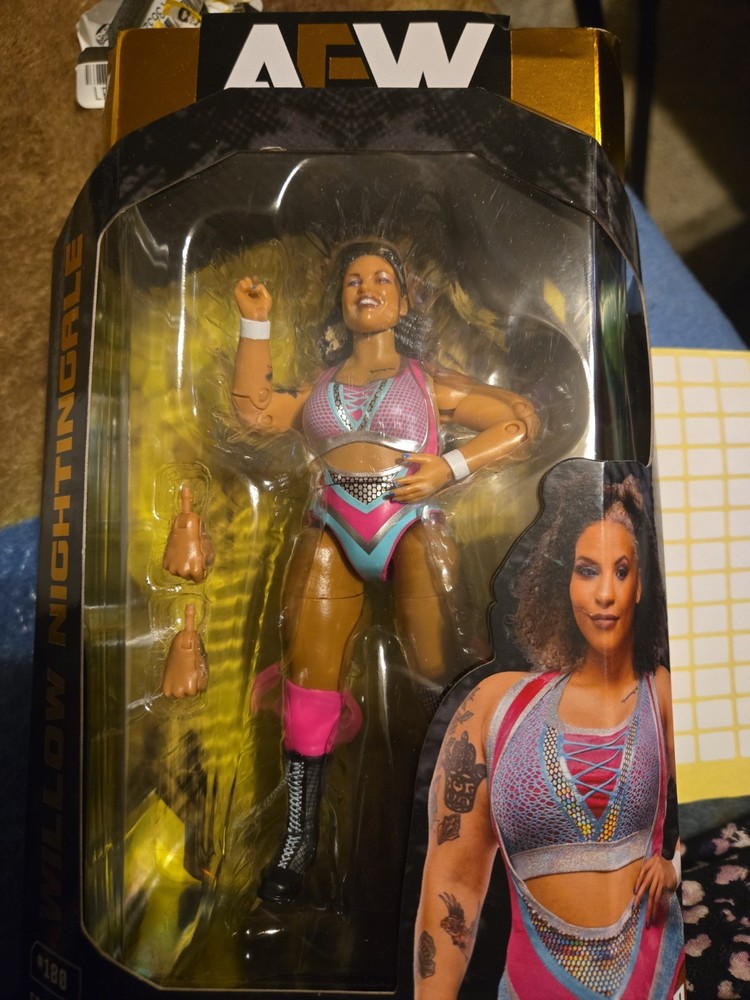AEW Unrivaled 17 Willow Nightingale Jazwares In Hand