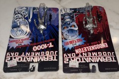 VTG 1995 Terminator 2 Judgement Day Action Figure – T-1000 & Endoskeleton – New!