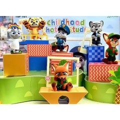 Top Toy Zootopia Childhood Photo Studio Series Mini Figure Collectible Model