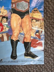WWF LJN Dream Team Poster Beefcake/Valentine Titan Sports Vintage 1985