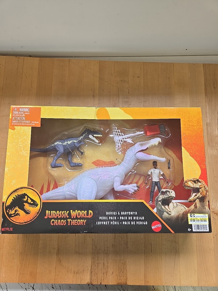 Jurassic World Chaos Theory Darius & Baryonyx Peril Pack Action Figures