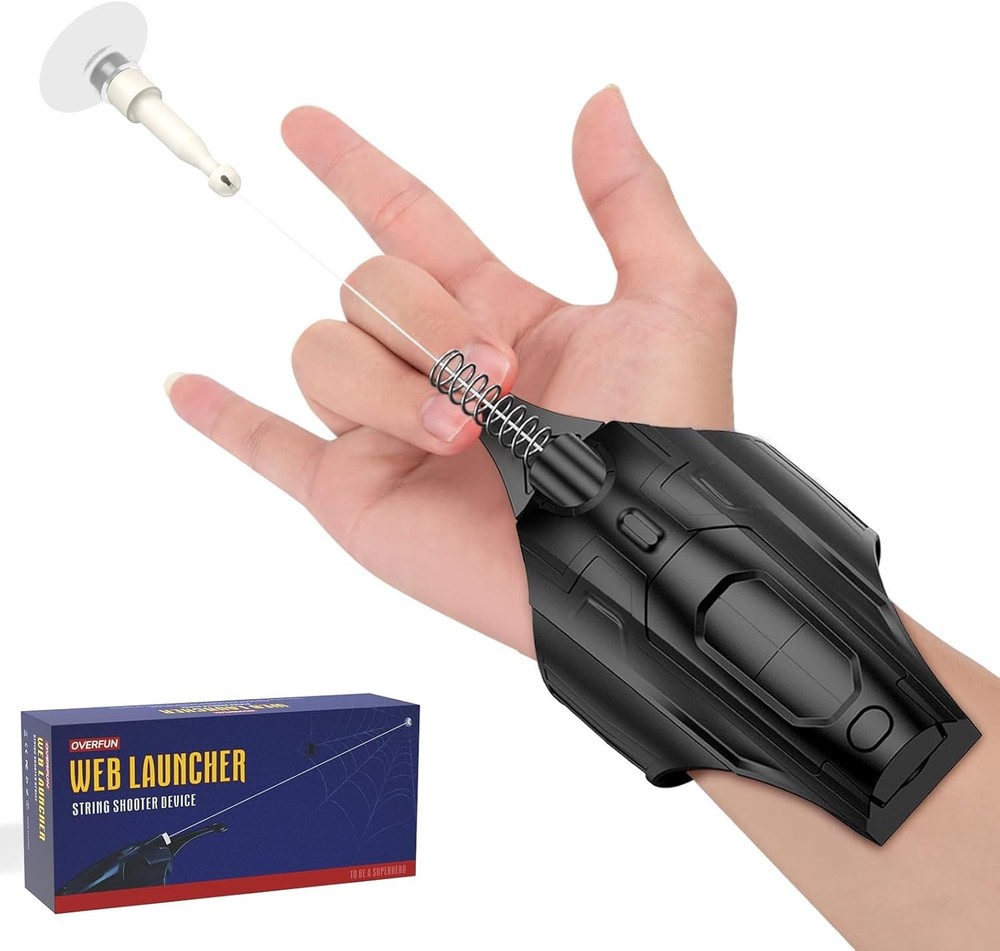 Web Launcher String Shooters Toy Upgrade 2.0, Cool Gadgets Spider Real Silk Supe