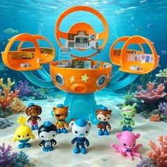 Octonauts Sound And Light Octopod Castle, Adventure Playset + 8 Figures Toys