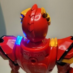 Power Rangers Dino Fury 12″ Figure Spiral Strike Red Ranger Lights Up Descript!