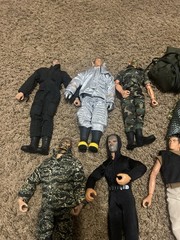 Huge Lot Of Vintage Hasbro 12in G.I. Joe, 21st Century Soldier & Mor Accessories