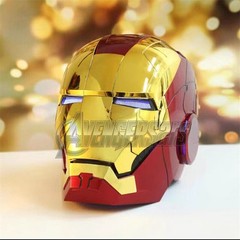 Autoking Iron Man Mk5 1:1 Helmet Wearable Voice-control Mask Cosplay Party Gift