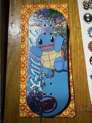 Mictlan x Pokemon x Santa Cruz Squirtle Fingerboard 34mm Flatface Grip