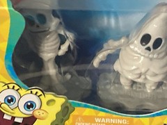 NEW SpongeBob Mini Skeleton Figures Squidward Plankton Patrick & Squidward