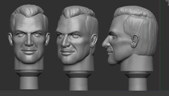 CUSTOM MEGO VINCENT PRICE HEAD for 8 INCH FIGURE FTC CTVT EMCE 1/9 scale (Z49)