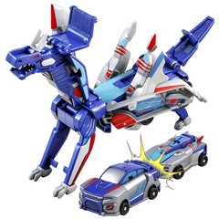 Transforming Robot Dinosaur Dual CarToy Combination, Kids Action Figure