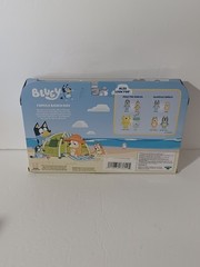 Bluey Family Beach Day 4 Figures Pack Bingo, Mum, Dad and Bluey Open Box