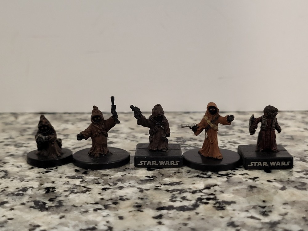 Jawa 51/60 Scout 42/60 Trader 48/60 32/40 Pickpocket Miniatures STAR WARS B1
