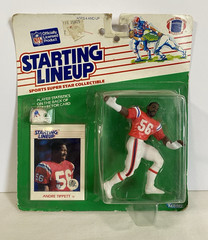 1988 Starting Lineup Andre Tippett NEW ENGLAND PATRIOTS NFL football figure