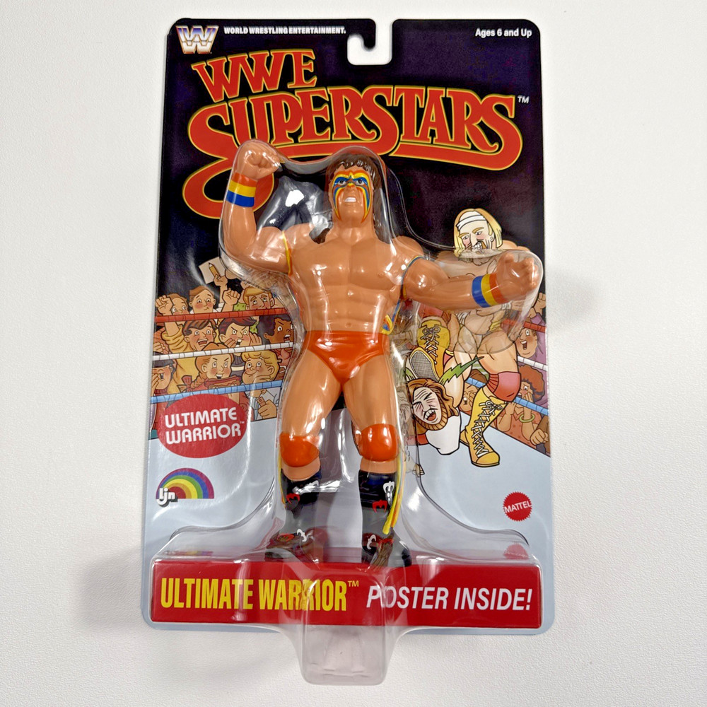 WWE Superstars Ultimate Warrior Black Card Chase 2026 LJN w/ Poster