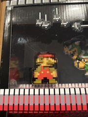 Super Mario Bros Mario vs Bowser 2 Pack Pixel Figure World of Nintendo