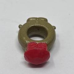 Shopkins ROXY RING Gold Red Toy Figure with Shopping Bag
