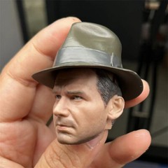Delicate Painted 1/6 Scale The Harrison Ford Head Sculpt Fit 12″ Figure A Style