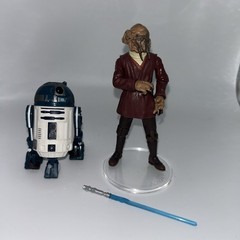 2008 Star Wars Droid Factory 2pk Plo Koon R4-F5 3.75″ Figures Walmart Exclusive