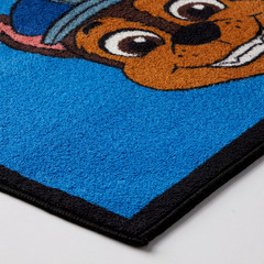 Nickelodeon PAW Patrol Chase Polyester Portrait Bathroom Rug 30” x 20” Blue
