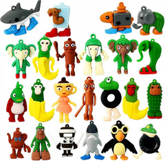 Italian Brainrot Toy,Tralalero Tralala Action Figures Keychain,Italian Brain Rot