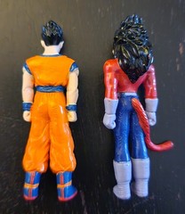 Dragon Ball GT DBZ Mini Figures Panini BS/STA 1996 SS4 Vegeta & Gohan RARE