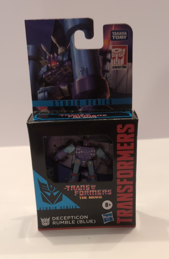 Transformers Studio Series Core Class Decepticon Rumble (Blue) Sealed New in Box