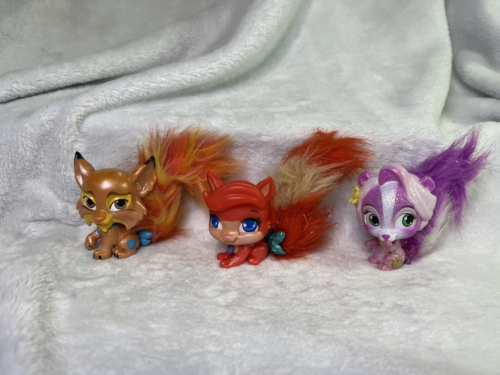 Disney Whisker Haven Palace Pets Glitter Friends Jasmine, Ariel & Rapunzel