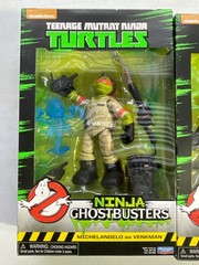 Playmates NINJA Ghostbusters TMNT Action Figures Complete Set of 4 SEALED -i01