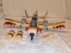 GI Joe 1988 Tiger Force Tiger Rat Jet 100% Complete Inc. Replacmnt Gunner Canopy