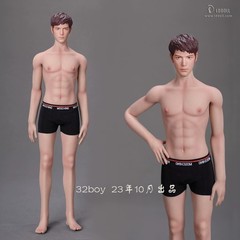 LDDOLL 32Boy 1/6 Steel Bone Finger Bone Seamless Muscular Man Body For 12″Figure