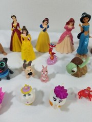 Disney Character Mixed Lot Of 18 Figures Princess Movies & TV Shows