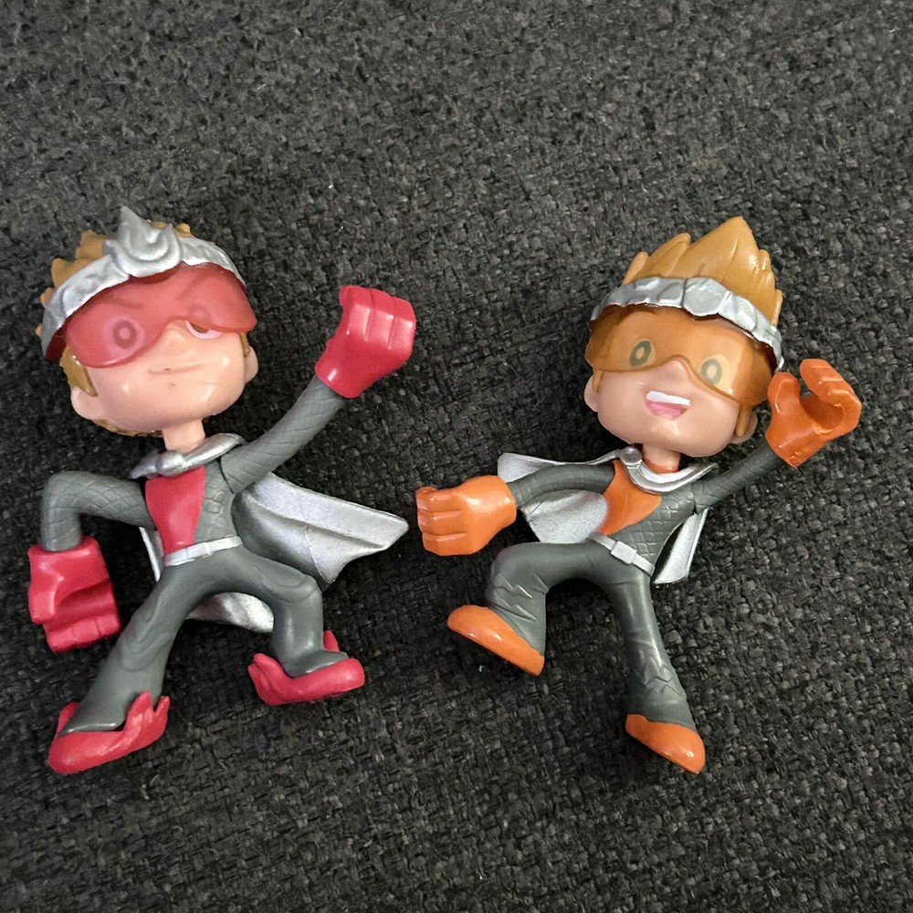 Lot of 2 Ninja Kidz Kids TV Mini Mystery Ninja Ball Action Figures