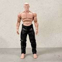 PB-LP: FIGLOT Black leather pants for 6″ action figure body (No Figure)