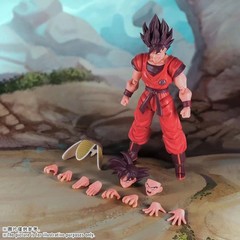 Dragon Ball Z Goku Kaioken Action Figure Demoniacal Fit With Accessories