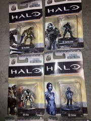 Halo Nano Metalfigs DieCast Metal Collectible Figures Lot Of 12 Full Set